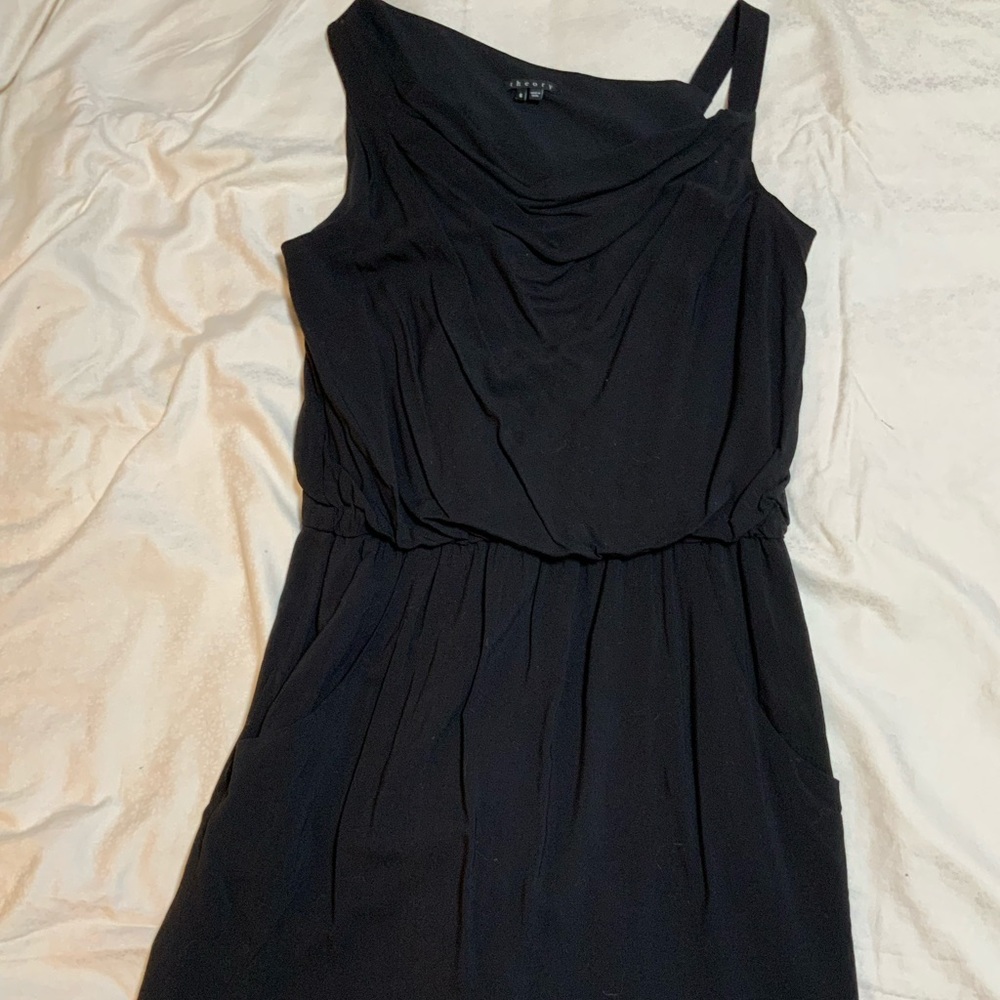 Theory bubble asymmetrical decolt dress 6